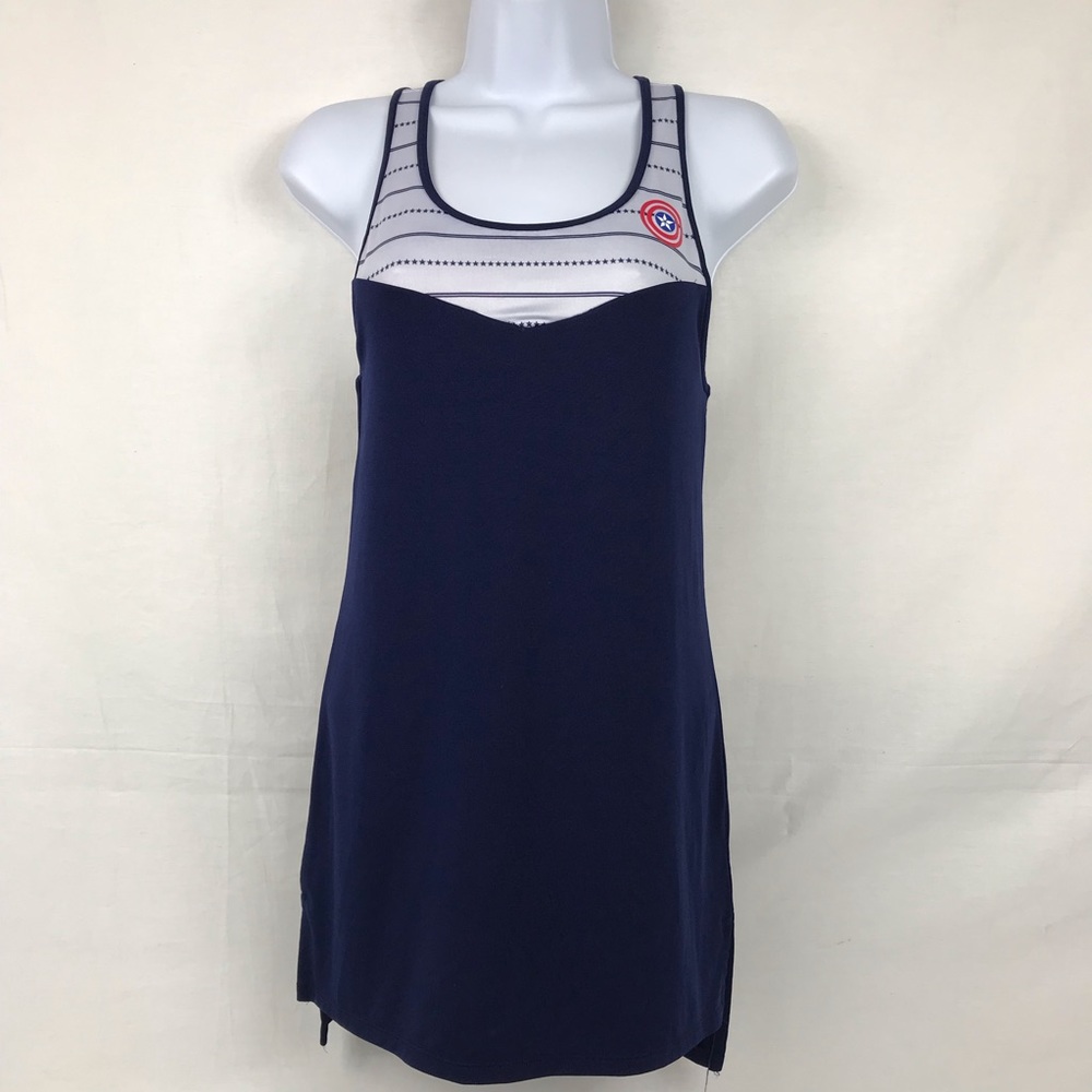 Marvel Blue Tennis Style Dress Sz Large
